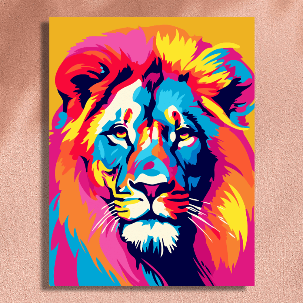 Abstract Lion