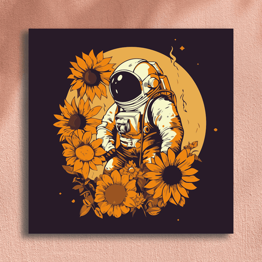 Sunflower Astronaut