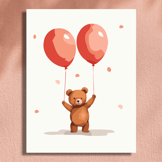 Watercolor Teddy Bear