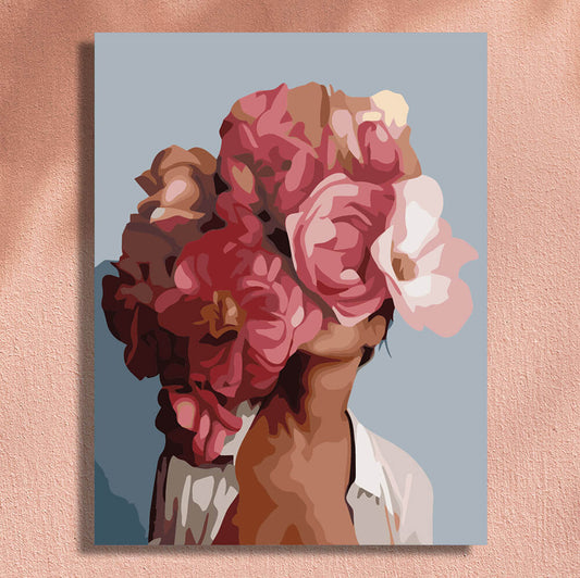 Flowers in the hair – Simple Painting