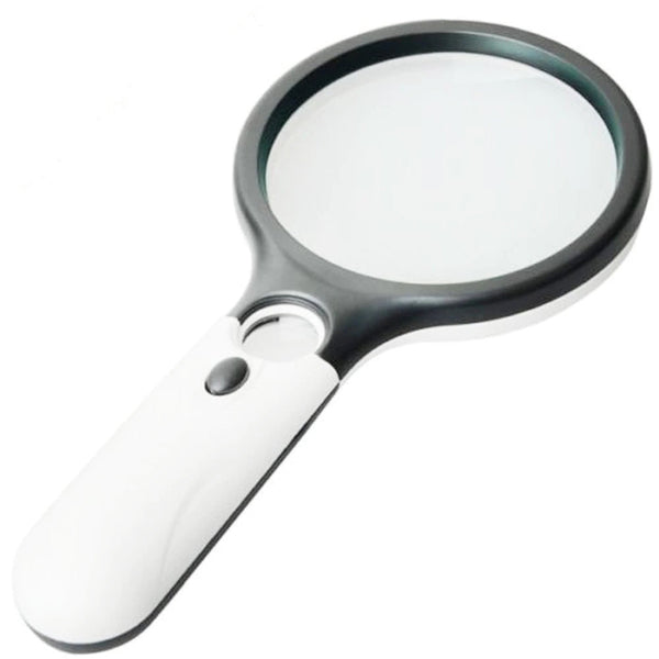 LED magnifying glass with ergonomic handle – perfect for painting fine details in paint-by-numbers kits