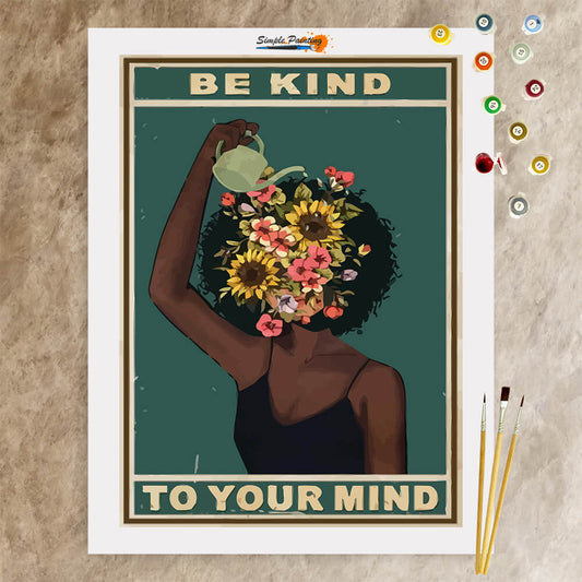Be Kind paint by numbers kit